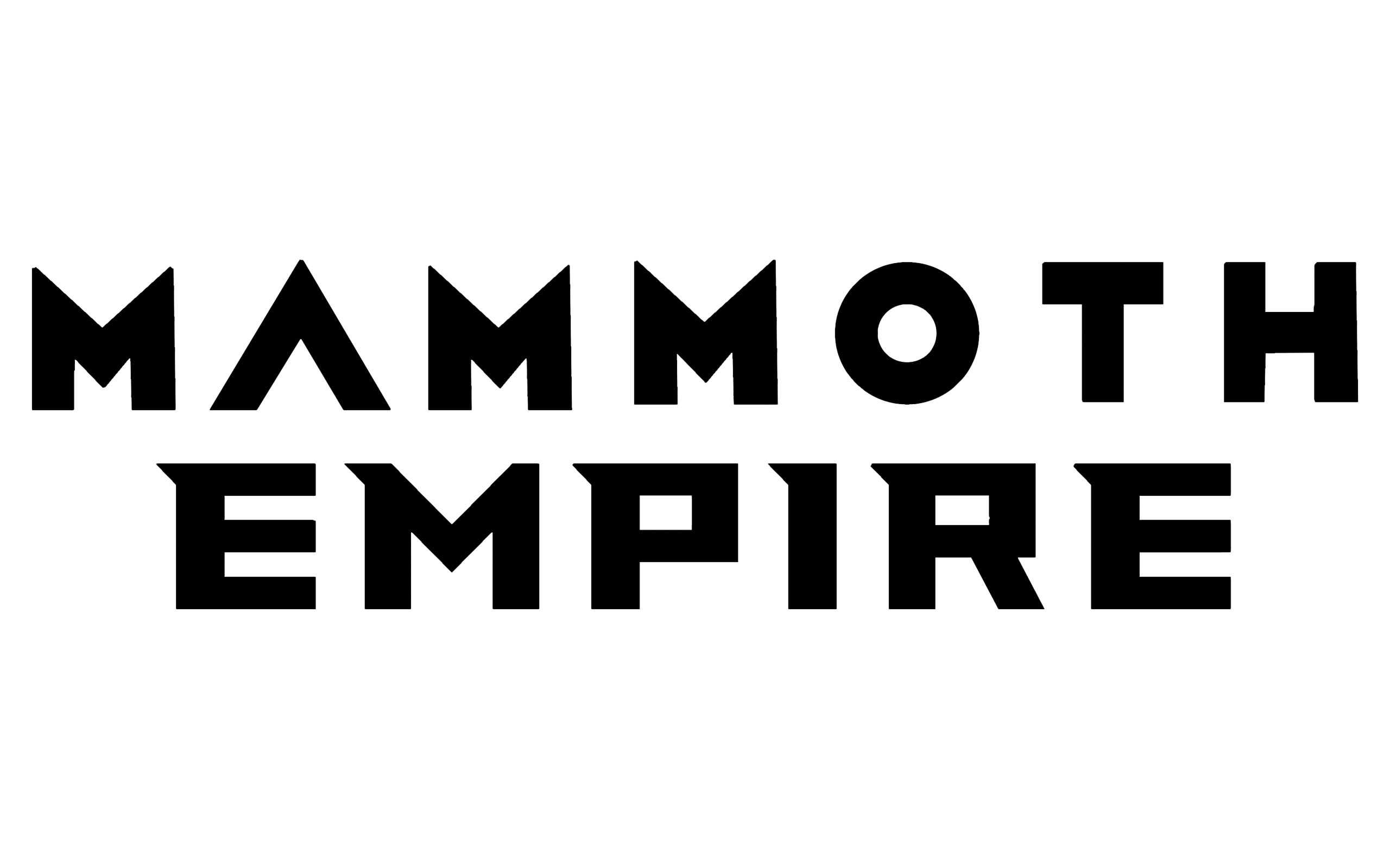 Mammoth Empire text transparent